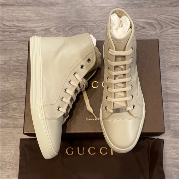 Gucci Shoes - NWT Gucci high top leather sneakers
